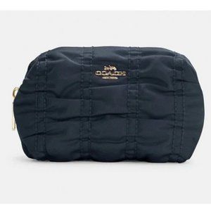 COACH Small Boxy Cosmetic Case With Ruching